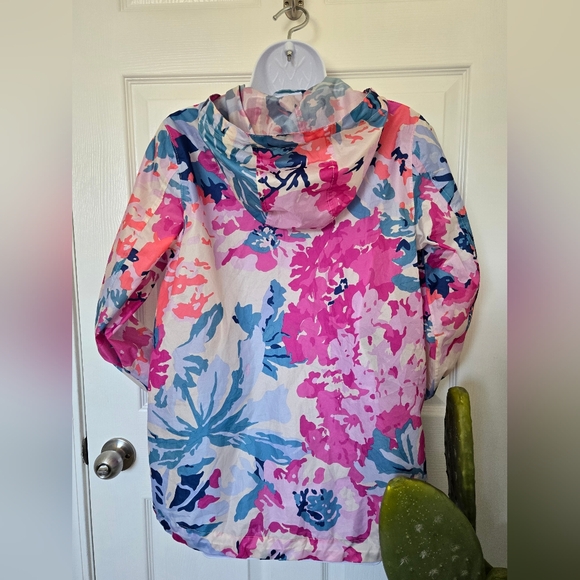 ☔☔☔ JOULES | Gorgeous Lightweight Floral Rain Jacket, Size 6 - Picture 3 of 7